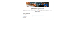 Desktop Screenshot of citraniaga.com